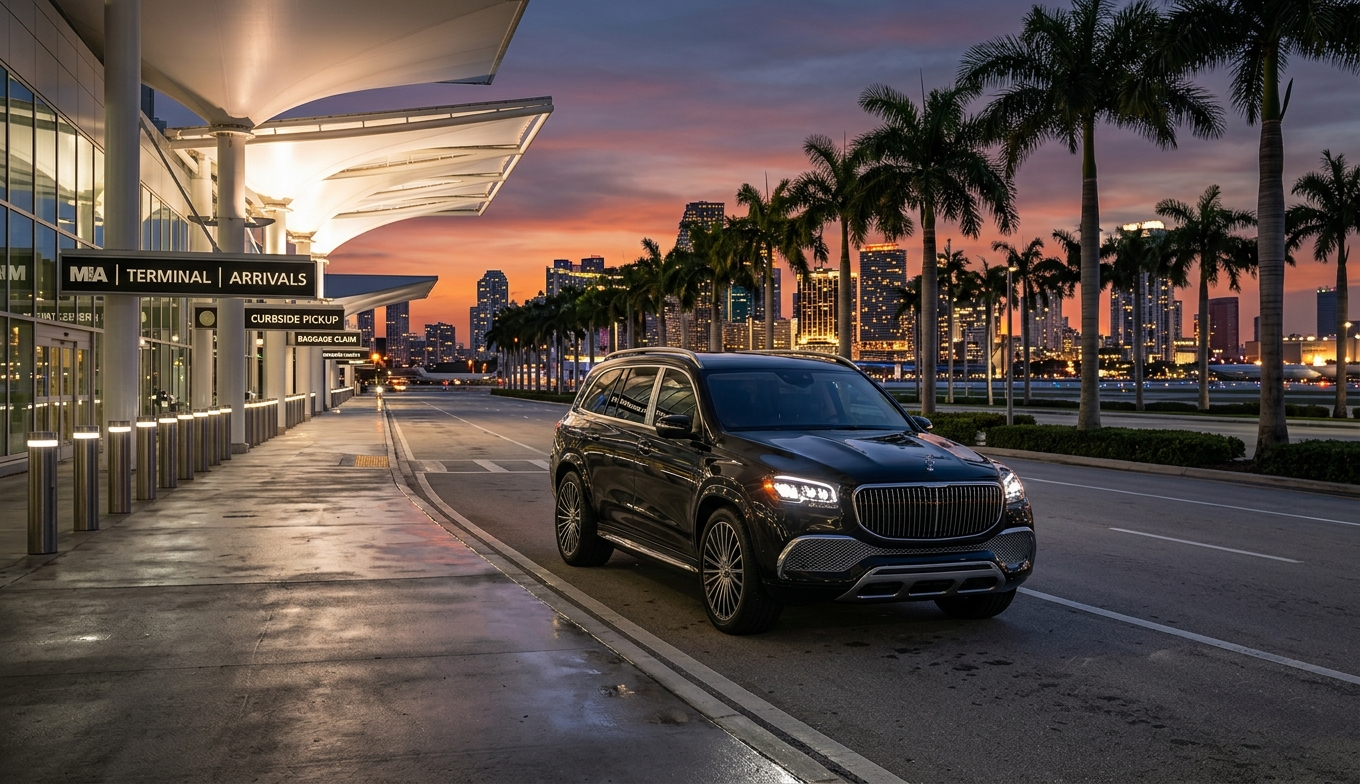 Miami International Airport's pick-up service