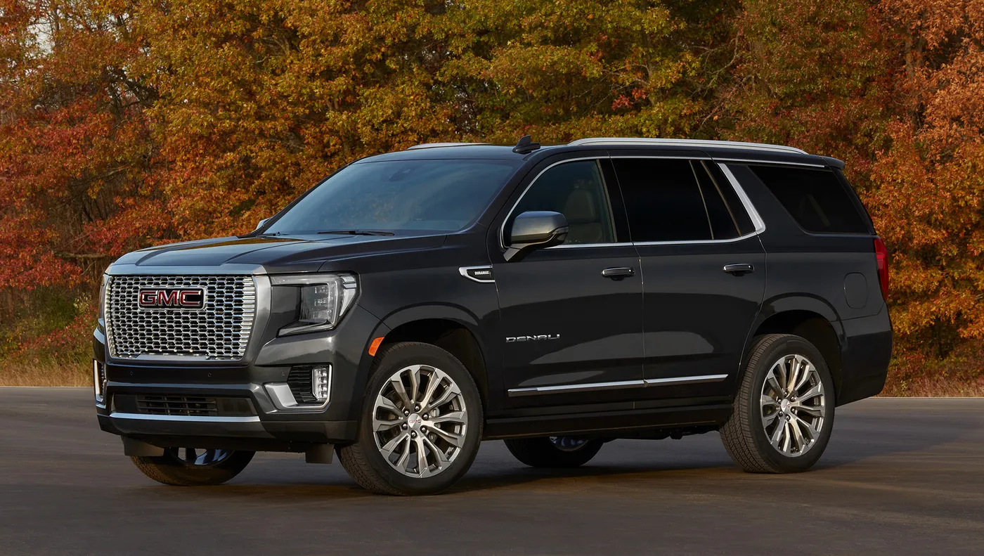 Luxury airport transportation SUV fleet near private jet