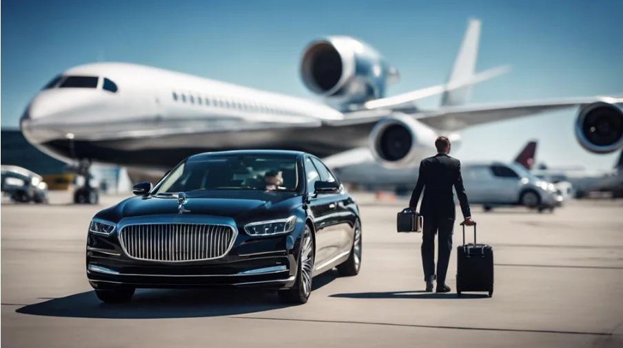 Black luxury limousine providing Fort Lauderdale limo service for weddings, airport transfers, and special events.